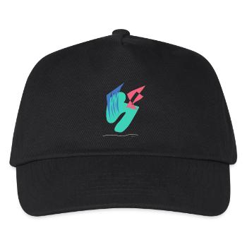 Couleur de la ligne - Casquette de baseball Enfant - noir - Devant