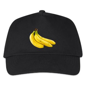banana - Kids’ Baseball Cap - black - Front