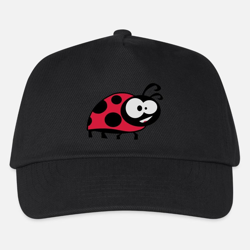 ladybug der Marienkäfer - Kinder Basecap - Schwarz