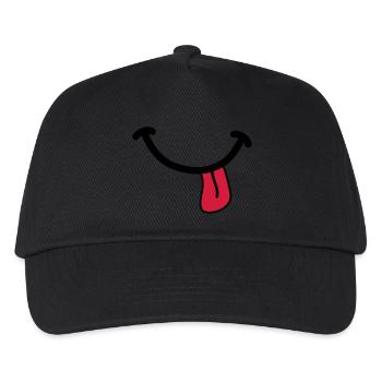 SMILEY - Kinder Basecap - Schwarz - Vorne