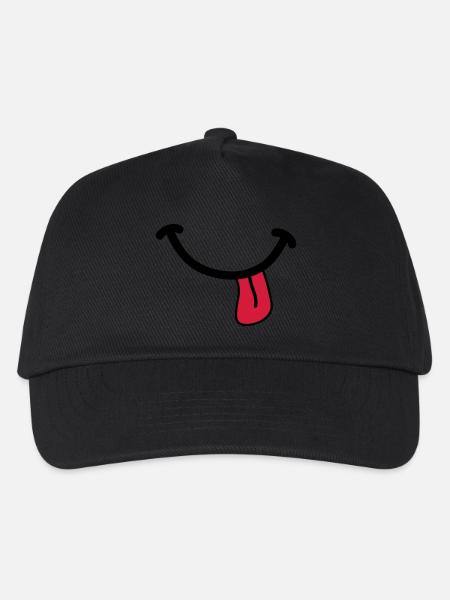 SMILEY - Kids’ Baseball Cap - black