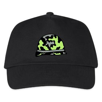 militärischen Helm militärischen Helm 2 - Kinder Basecap - Schwarz - Vorne