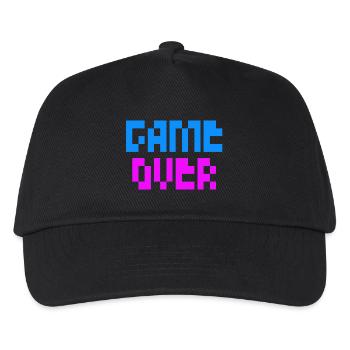 Game Over - Kinder Basecap - Schwarz - Vorne