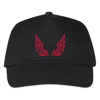 aile wings voler aille 10072 - Casquette de baseball Enfant - noir - Devant