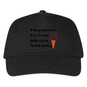 Ice Cream - Casquette de baseball Enfant - noir - Devant