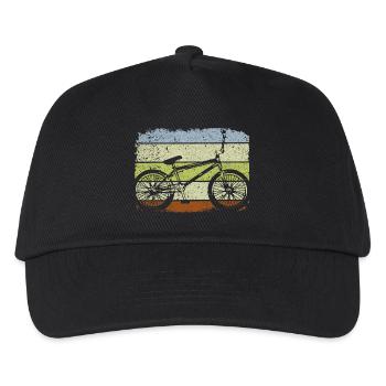 BMX - BMX Rad Fahrrad - BMX Geschenke - Kinder Basecap - Schwarz - Vorne