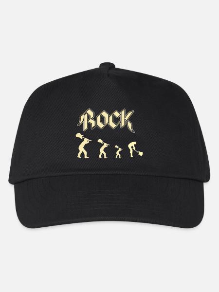 Rock - Kinder Basecap - Schwarz