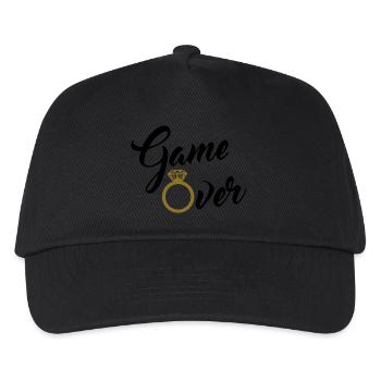 game over - Kinder Basecap - Schwarz - Vorne