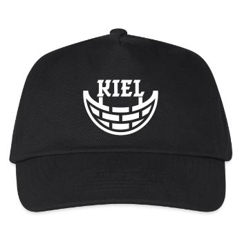 Kiel - Kinder Basecap - Schwarz - Vorne