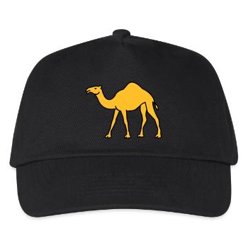 kamel_02 - Kinder Basecap - Schwarz - Vorne