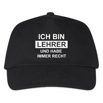 professeur - Casquette de baseball Enfant - noir - Devant