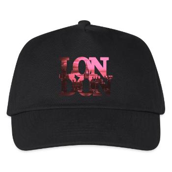 London - Kinder Basecap - Schwarz - Vorne