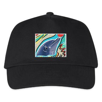 Par exemple Delfin I Tier I Photo I Drawing - Casquette de baseball Enfant - noir - Devant