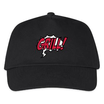 grilling - Kids’ Baseball Cap - black - Front