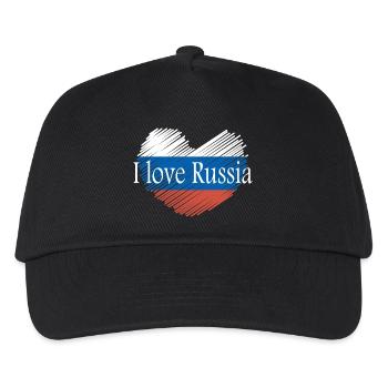 I love Russia - Kids’ Baseball Cap - black - Front