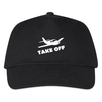 TAKE OFF - Kinder Basecap - Schwarz - Vorne