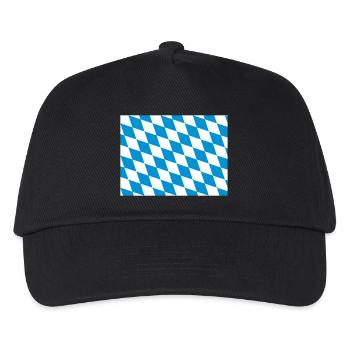 Masque de Bavière - Casquette de baseball Enfant - noir - Devant
