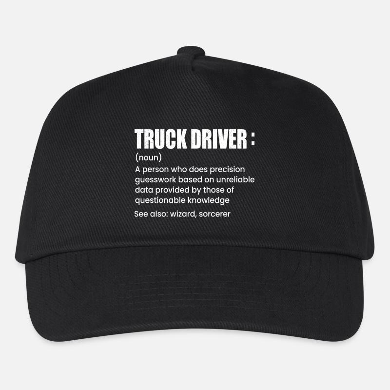 Lkw Fahrer - Kinder Basecap - Schwarz