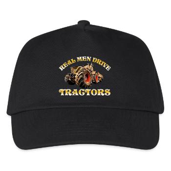 Tractor - Kids’ Baseball Cap - black - Front