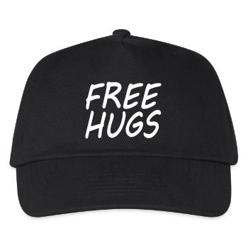 Free hugs - Casquette de baseball Enfant - noir - Devant