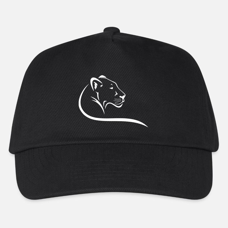 Lionne - Casquette de baseball Enfant - noir