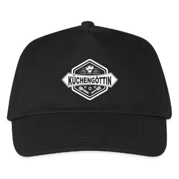 Küchengöttin Auszeichnung für die beste Köchin - Kinder Basecap - Schwarz - Vorne