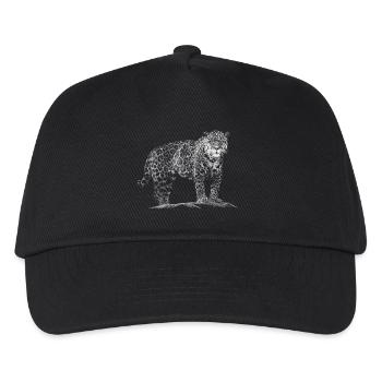 Leopard - Kids’ Baseball Cap - black - Front