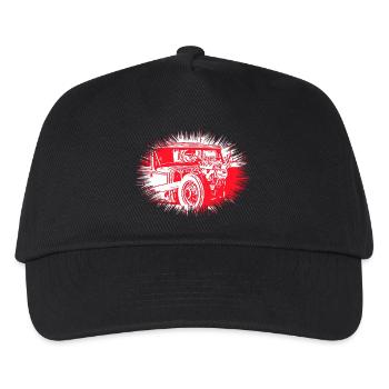 Car - Kids’ Baseball Cap - black - Front
