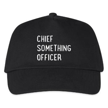 Chief Something Officer - Kids’ Baseball Cap - black - Front