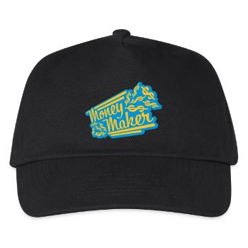 Money Maker Selfmade Dollar - Kids’ Baseball Cap - black - Front