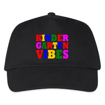 kindergarten vibes - Kinder Basecap - Schwarz - Vorne