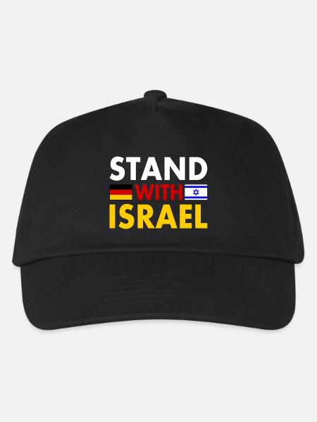 Stand with israel - Kinder Basecap - Schwarz
