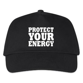Protect your energy - Kids’ Baseball Cap - black - Front