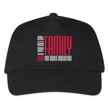 you would understand quote - Kids’ Baseball Cap - black - Front