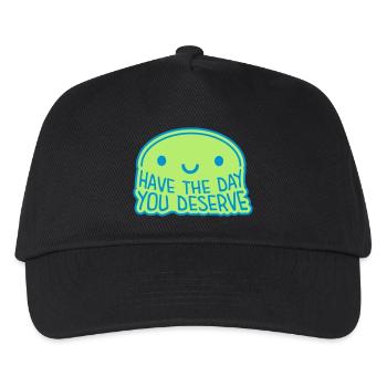 the day you deserve - Kids’ Baseball Cap - black - Front