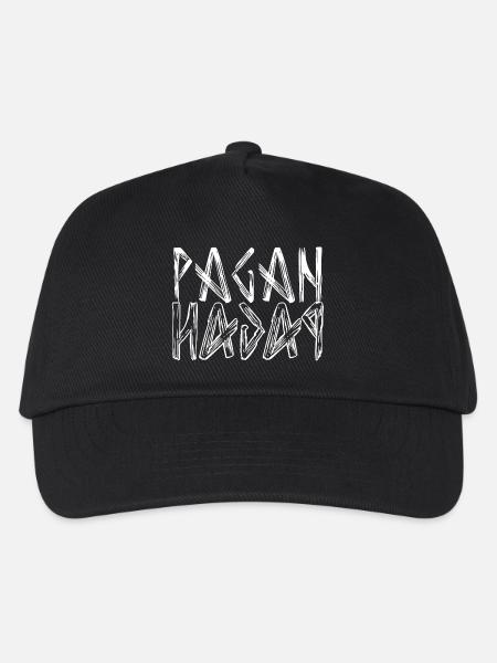 Pagan Schriftzug Logo - Kinder Basecap - Schwarz
