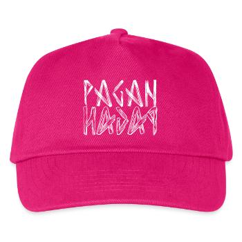 Logo de lettrage païen - Casquette de baseball Enfant - fuchsia - Devant
