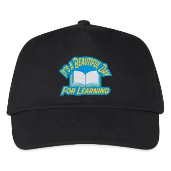 beautiful day for learning - Kids’ Baseball Cap - black - Front