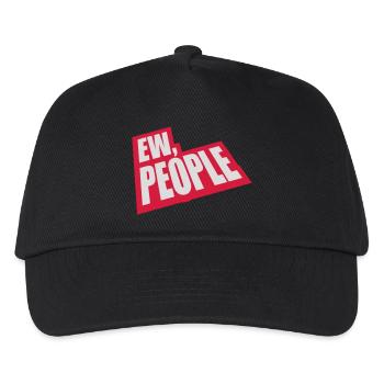 ew people funny quote - Kids’ Baseball Cap - black - Front