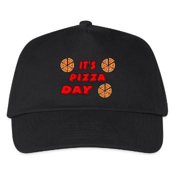 Pizza - Kids’ Baseball Cap - black - Front