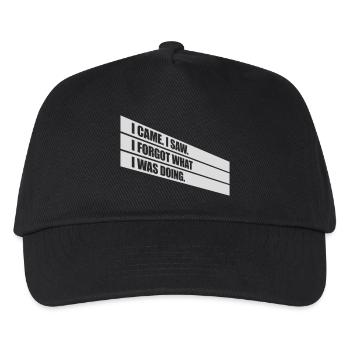 I came saw forget - Kinder Basecap - Schwarz - Vorne