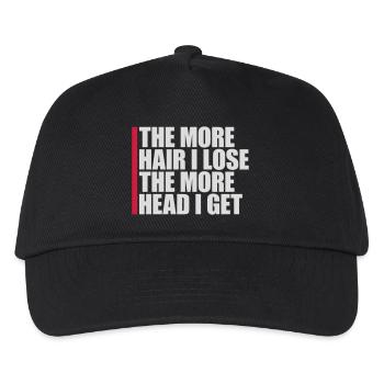 J’ai plus de tête - Casquette de baseball Enfant - noir - Devant
