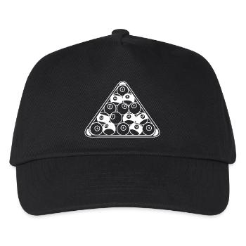 Porte-billard - Casquette de baseball Enfant - noir - Devant