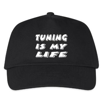 Tuning - Kinder Basecap - Schwarz - Vorne