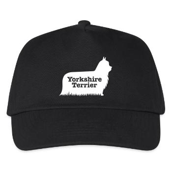 Yorkshire Terrier - Kinder Basecap - Schwarz - Vorne