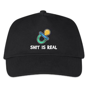 Bébé Socette Parentalité Enceinte Enceinte - Casquette de baseball Enfant - noir - Devant