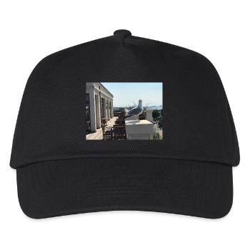 Seagull view at the harbour roof terrace - Kids’ Baseball Cap - black - Front