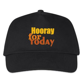 hooray for today - Kinder Basecap - Schwarz - Vorne