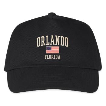 Orlando Florida Vintage Flag Design - Kids’ Baseball Cap - black - Front