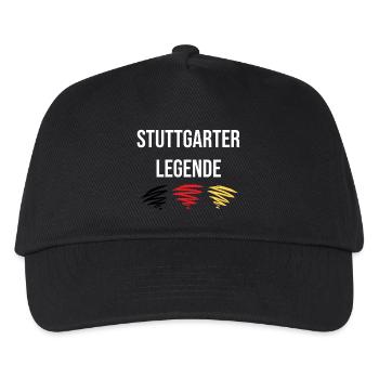 Stuttgarter Legende - Kinder Basecap - Schwarz - Vorne